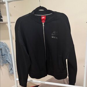Nike Black Air Zip-Up Sweatshirt